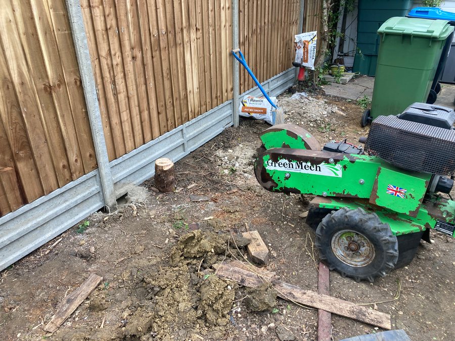 GreenMech stump grinder